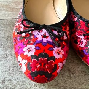 J Crew Floral Kiki Ballet Flats Made in Italy  8